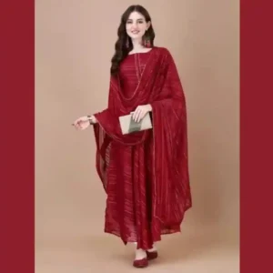 Gown with Dupatta