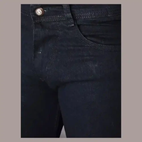 L,Zard Men's Black Jeans: Elevate Your Style with Timeless Denim - Image 4