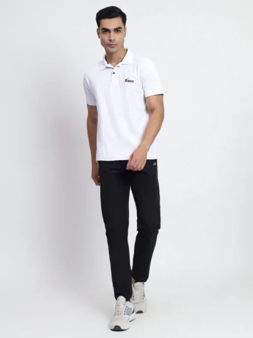 ERIGO Men's White Cotton Blend Polo T-Shirt – Casual Sportswear Tee for Everyday Comfort - Image 5