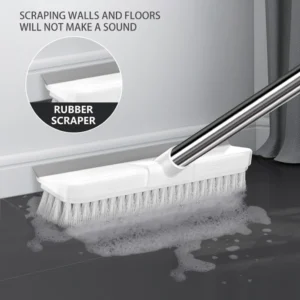 Tile and Grout Cleaning Brush with Scraper