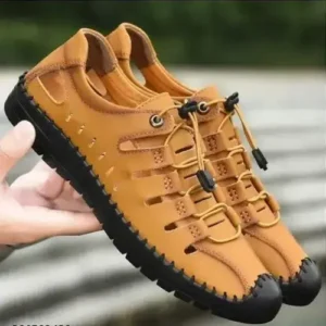 Tiger Brown Casual Open-Toe Sandals for Men