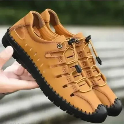 Tiger Brown Casual Open-Toe Sandals for Men