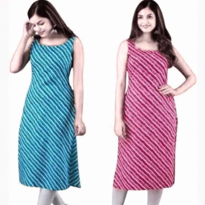 Polyster Crepe Kurta