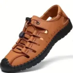 Tiger Brown Casual Open-Toe Sandals for Men - Image 2