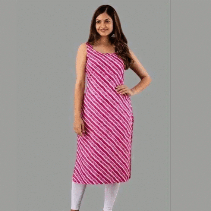 Polyster Crepe Kurta