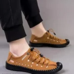 Tiger Brown Casual Open-Toe Sandals for Men - Image 3