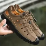 Brown Casual Open-Toe Sandals for Men - Image 4