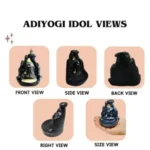 Lord Adiyogi Incense Holder, Shiva Smoke Fountain, Mahadev Idol for Home Decor, Backflow Cone Burner, Shiv Shankara Statue, Resin Showpiece for Meditation, Scented Cone Burner Shiva Idol